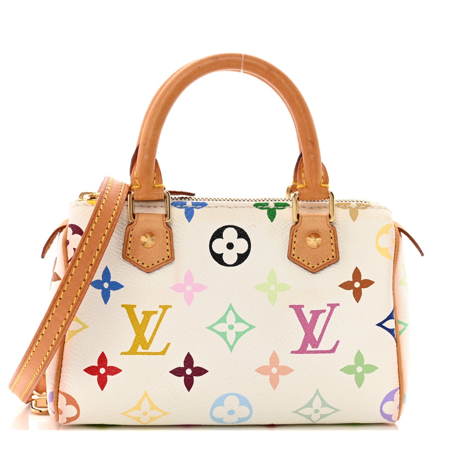 Monogram Multicolor Mini Sac HL Speedy White