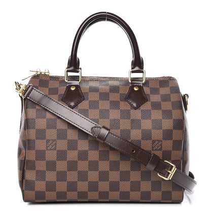 Louis Vuitton Damier Ebene Speedy Bandouliere 25 1 of 11