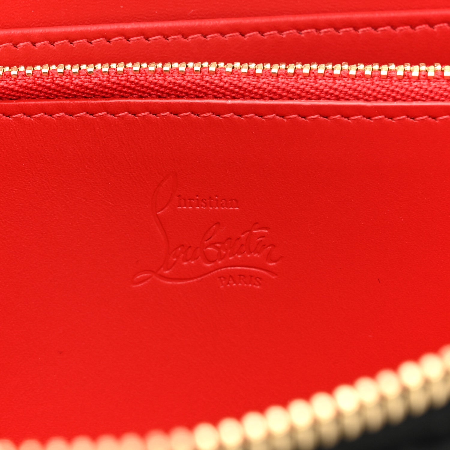 Christian Louboutin Calfskin Loubinthesky Panettone Wallet Black Multicolor 7 of 8