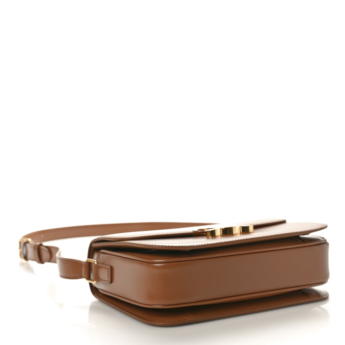 Shiny Calfskin Medium Triomphe Bronze