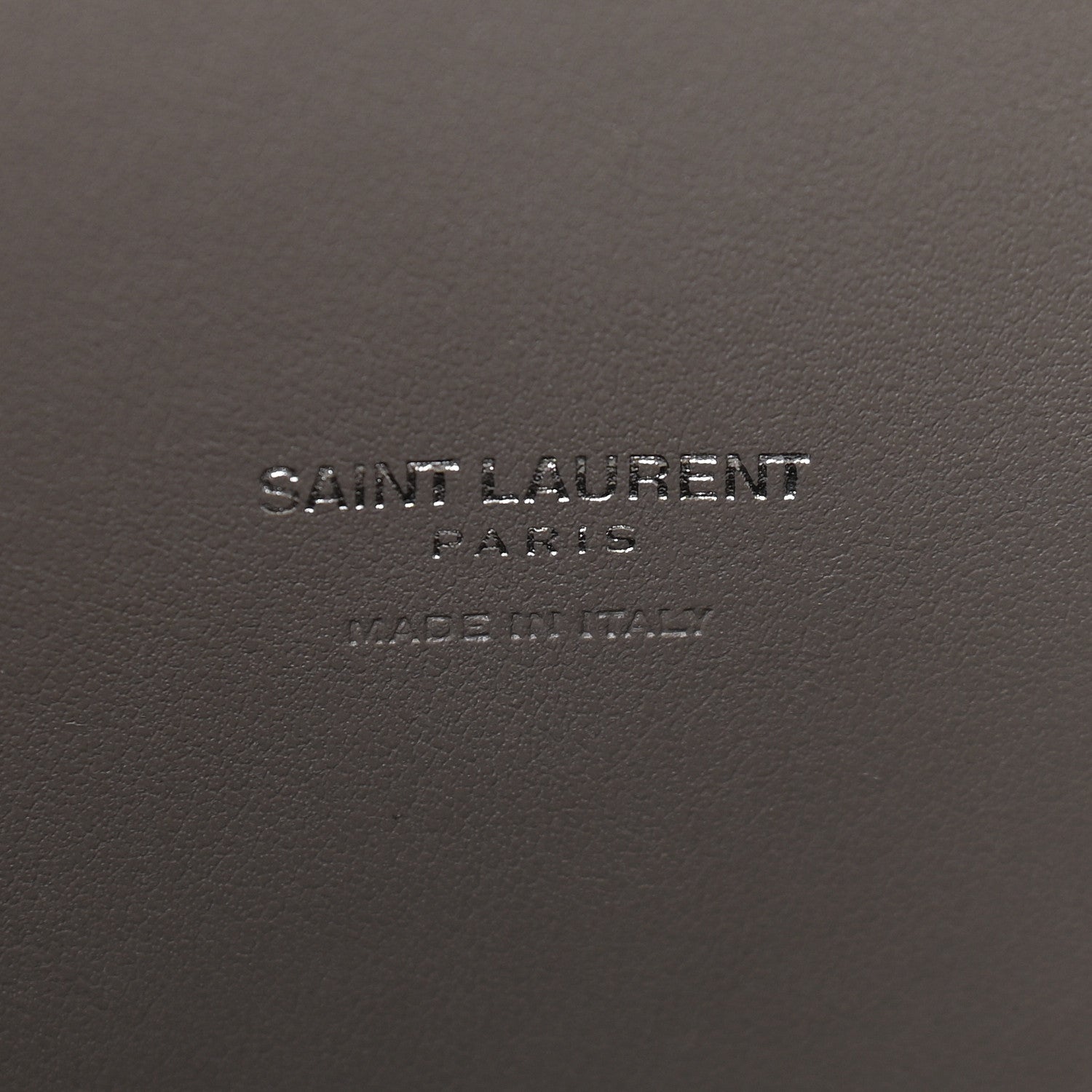 Saint Laurent Grained Calfskin Topstich Baby Sac De Jour Grey 7 of 10