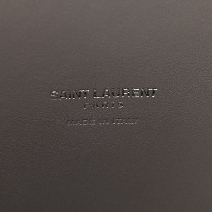 Saint Laurent Grained Calfskin Topstich Baby Sac De Jour Grey 7 of 10
