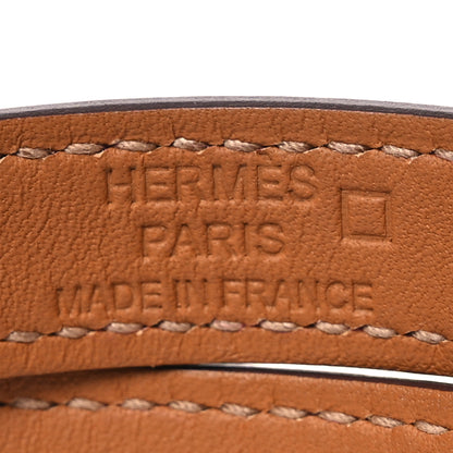 Hermes Shiny Alligator Kelly Double Tour Bracelet S Rose Scheherazade 4 of 7