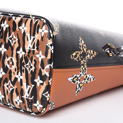 Louis Vuitton Monogram Giant Jungle Neverfull MM Black 9 of 9