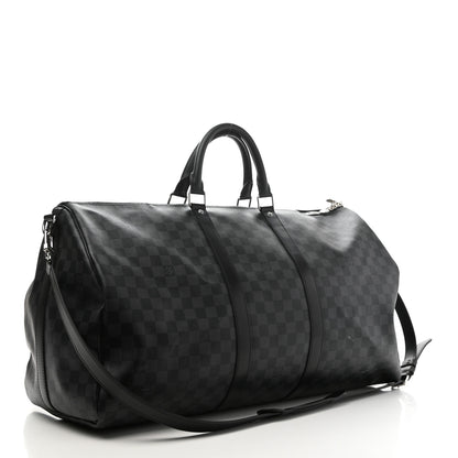 Louis Vuitton Damier Graphite Keepall Bandouliere 55 2 of 14