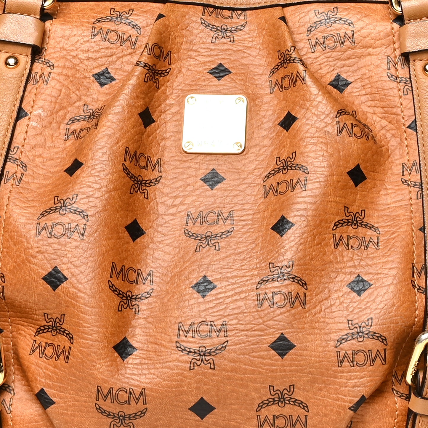 Visetos Medium Essentials Shopper Tote Cognac