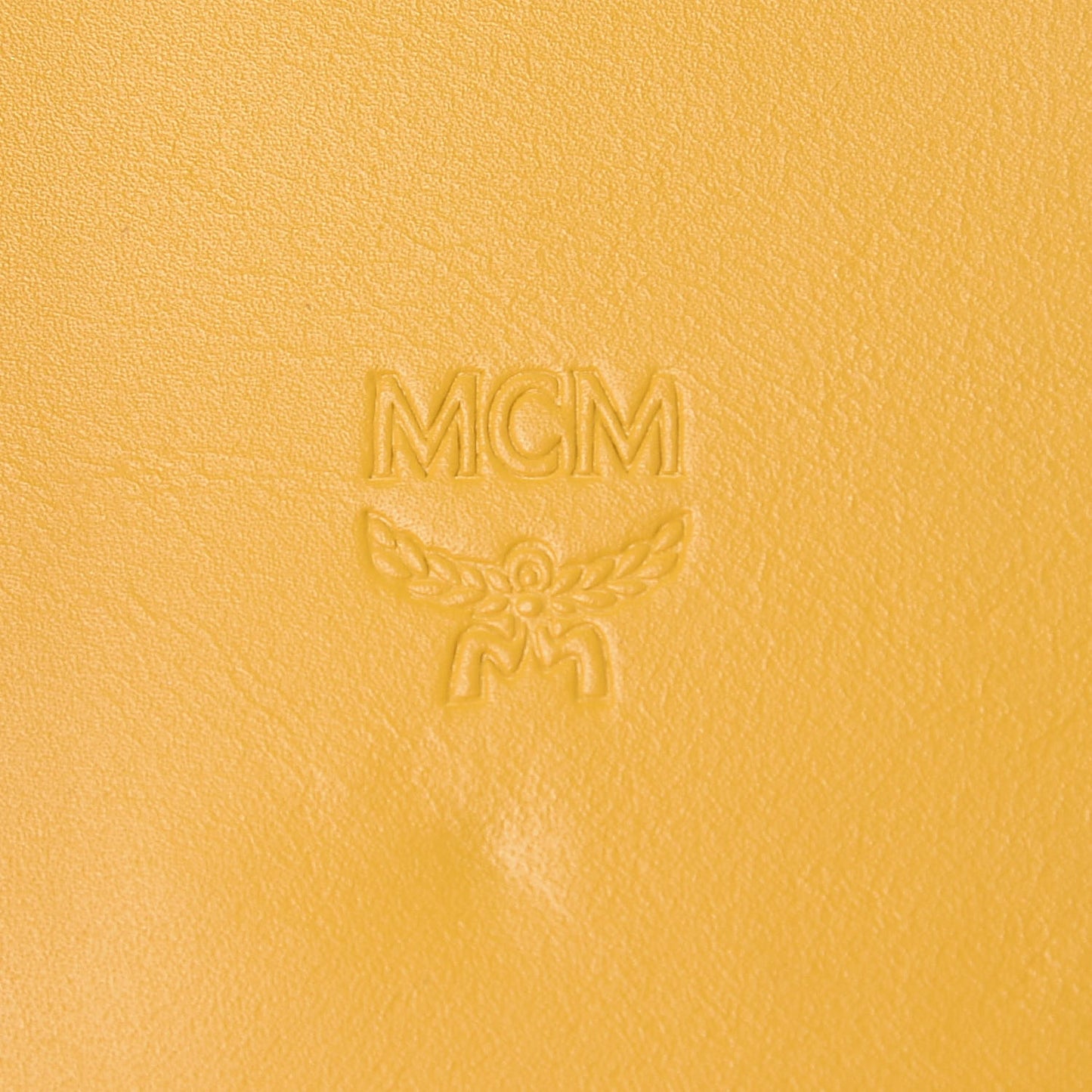 Calfskin Medium Tri-Fold Flap Wallet Yellow