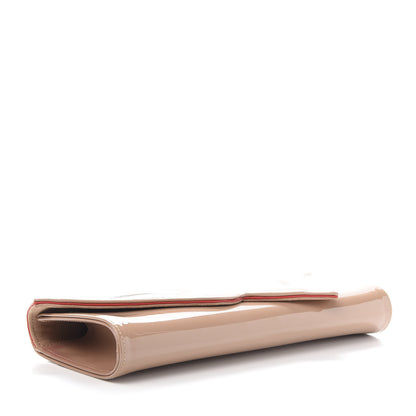 Christian Louboutin Patent So Kate Baguette Clutch Nude 4 of 11