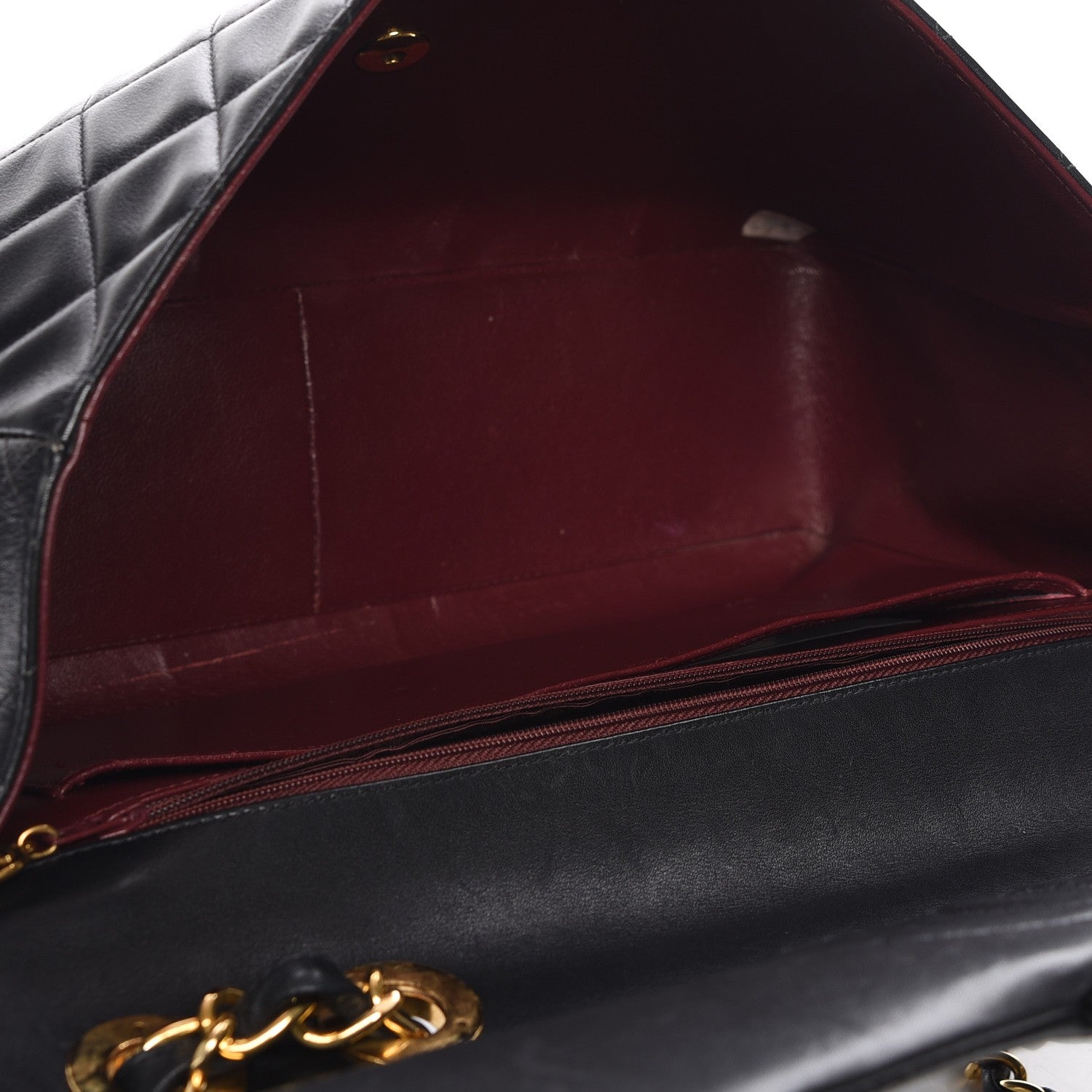 Chanel Lambskin XL Jumbo Flap Black 5 of 9