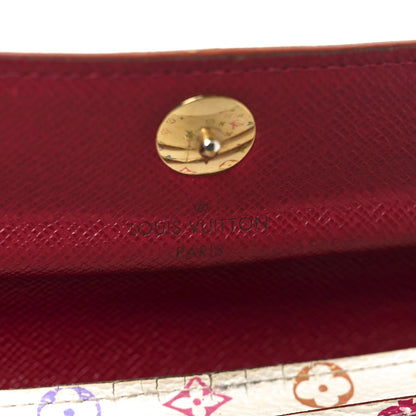 Louis Vuitton Monogram Multicolor Sarah Wallet White Eglantine 6 of 9
