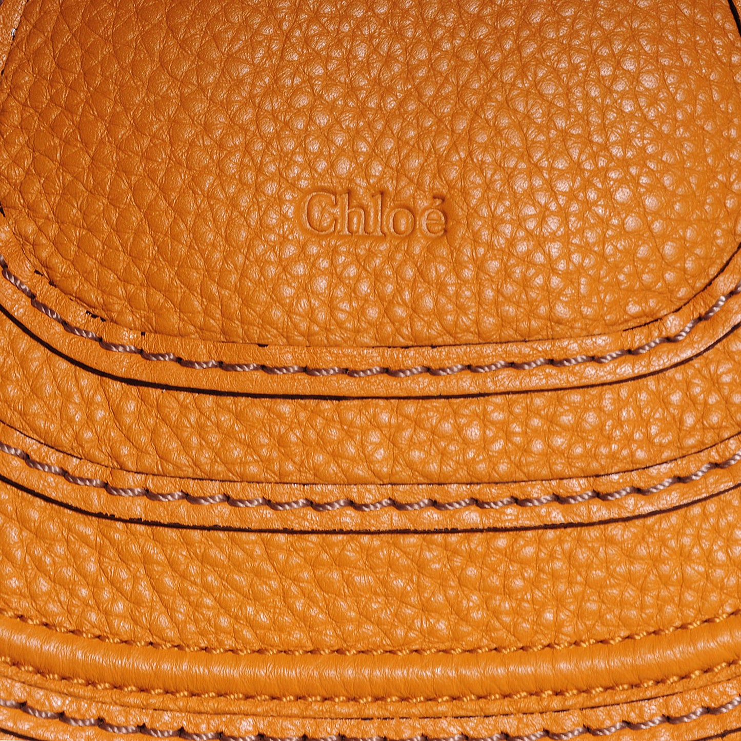 Calfskin Medium Marcie Round Crossbody Bag Yellow