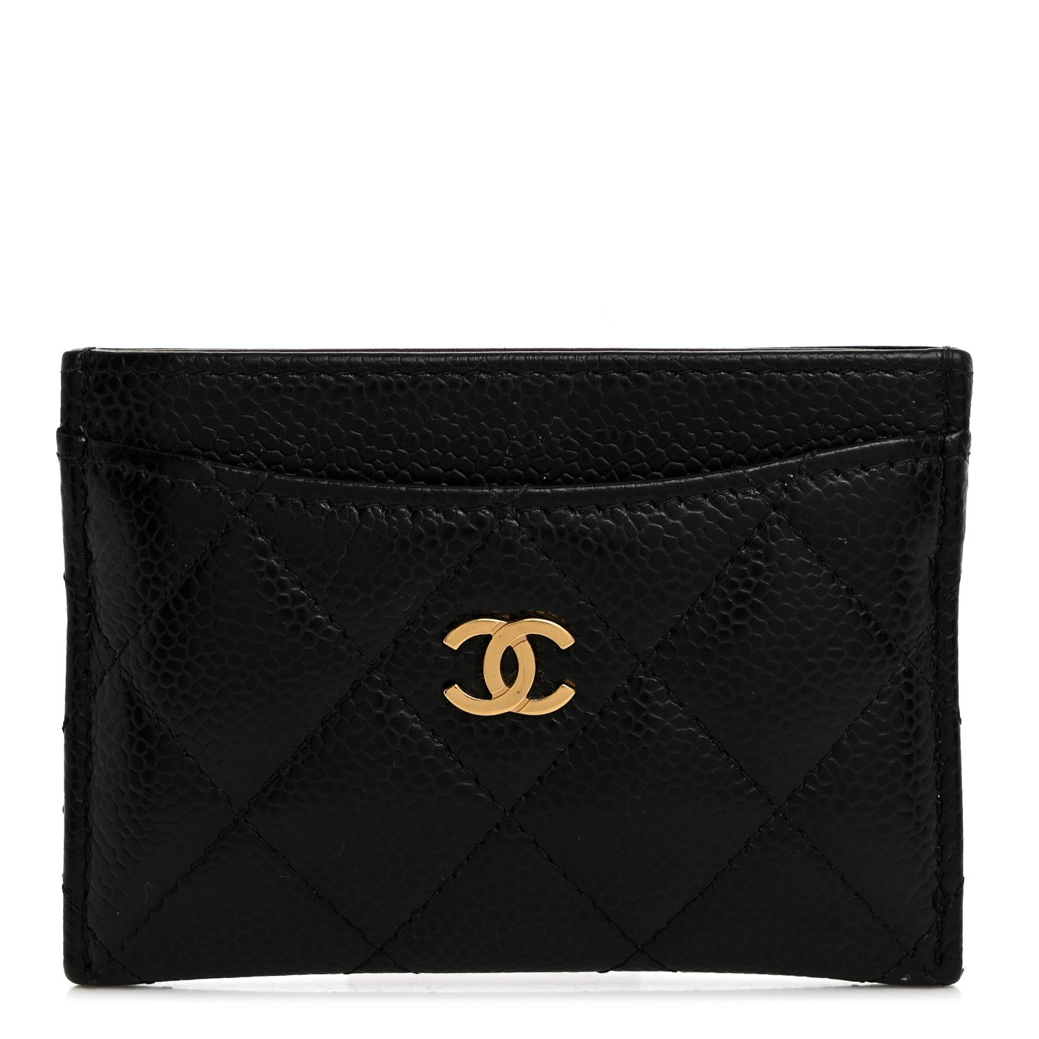 Chanel Caviar Quilted Card Holder Black 1 of 9