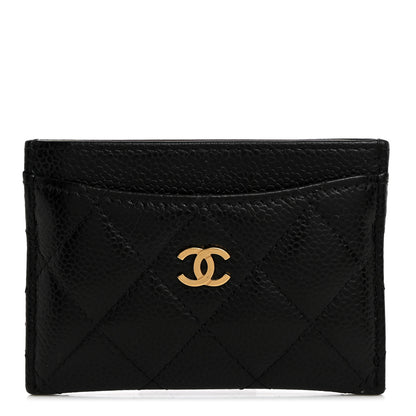 Chanel Caviar Quilted Card Holder Black 1 of 9