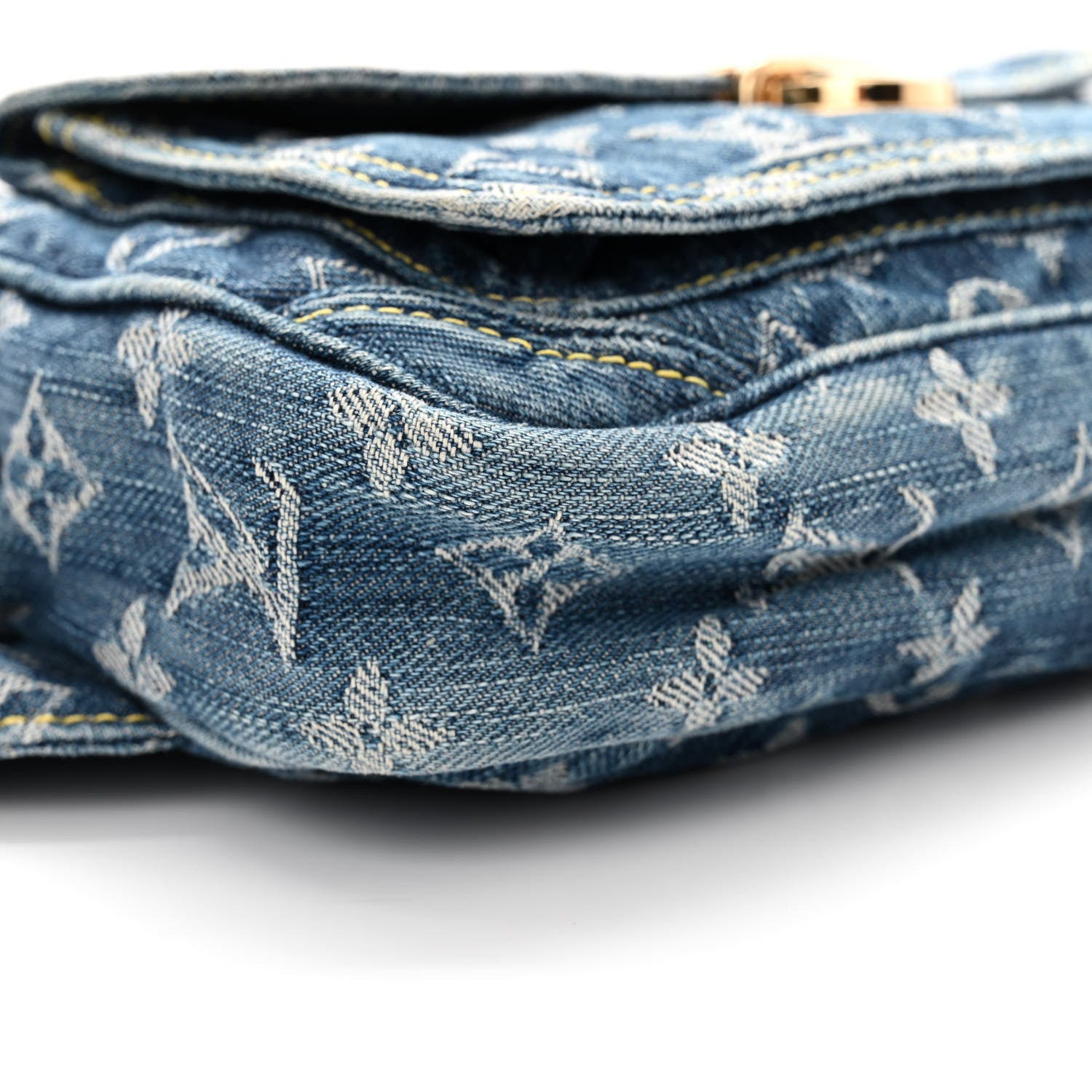 Louis Vuitton Monogram Denim Bum Bag Blue 10 of 11