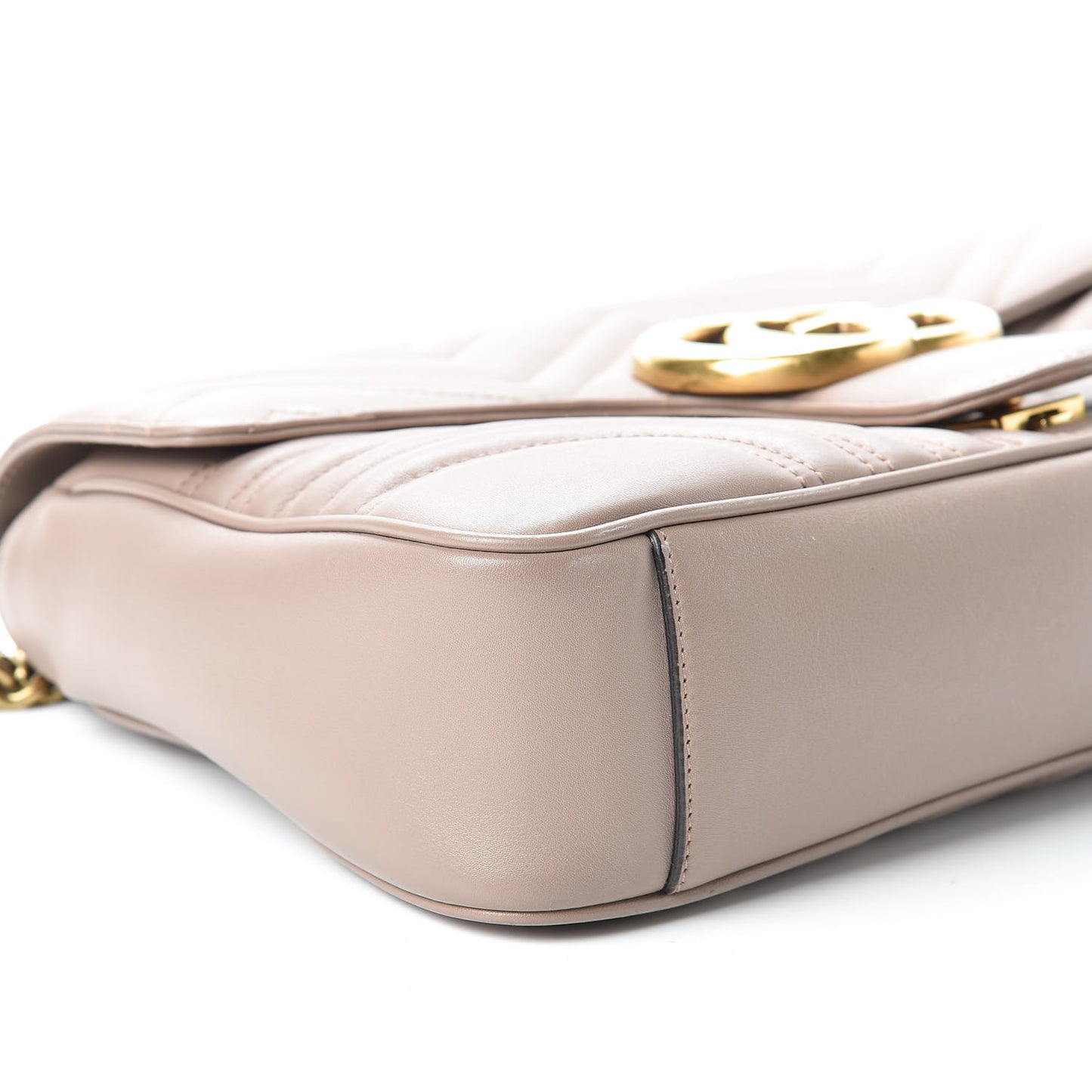 Calfskin Matelasse Medium GG Marmont Shoulder Bag Porcelain Rose