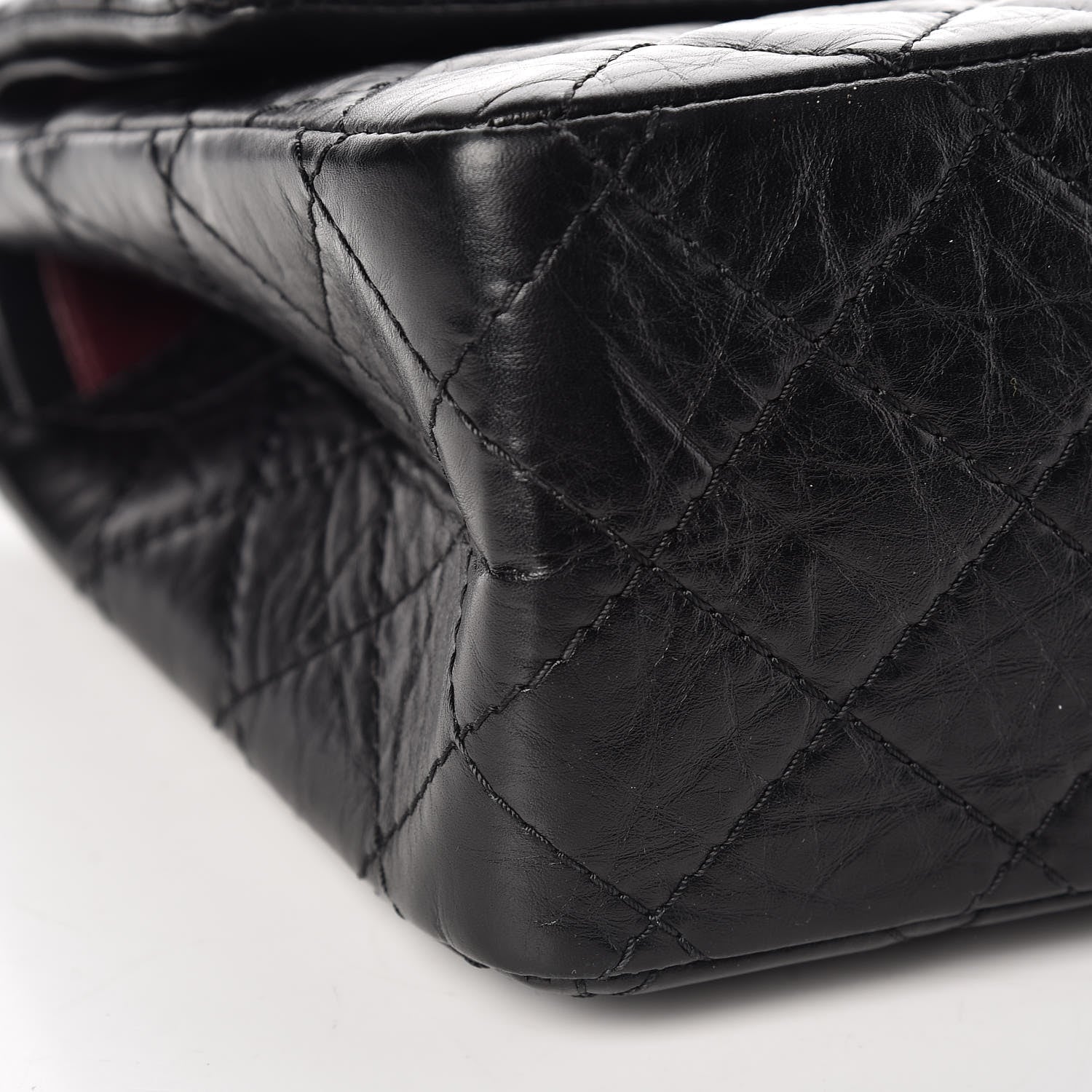 Chanel Aged Calfskin Quilted 2.55 Reissue 226 Flap Black 8 of 12