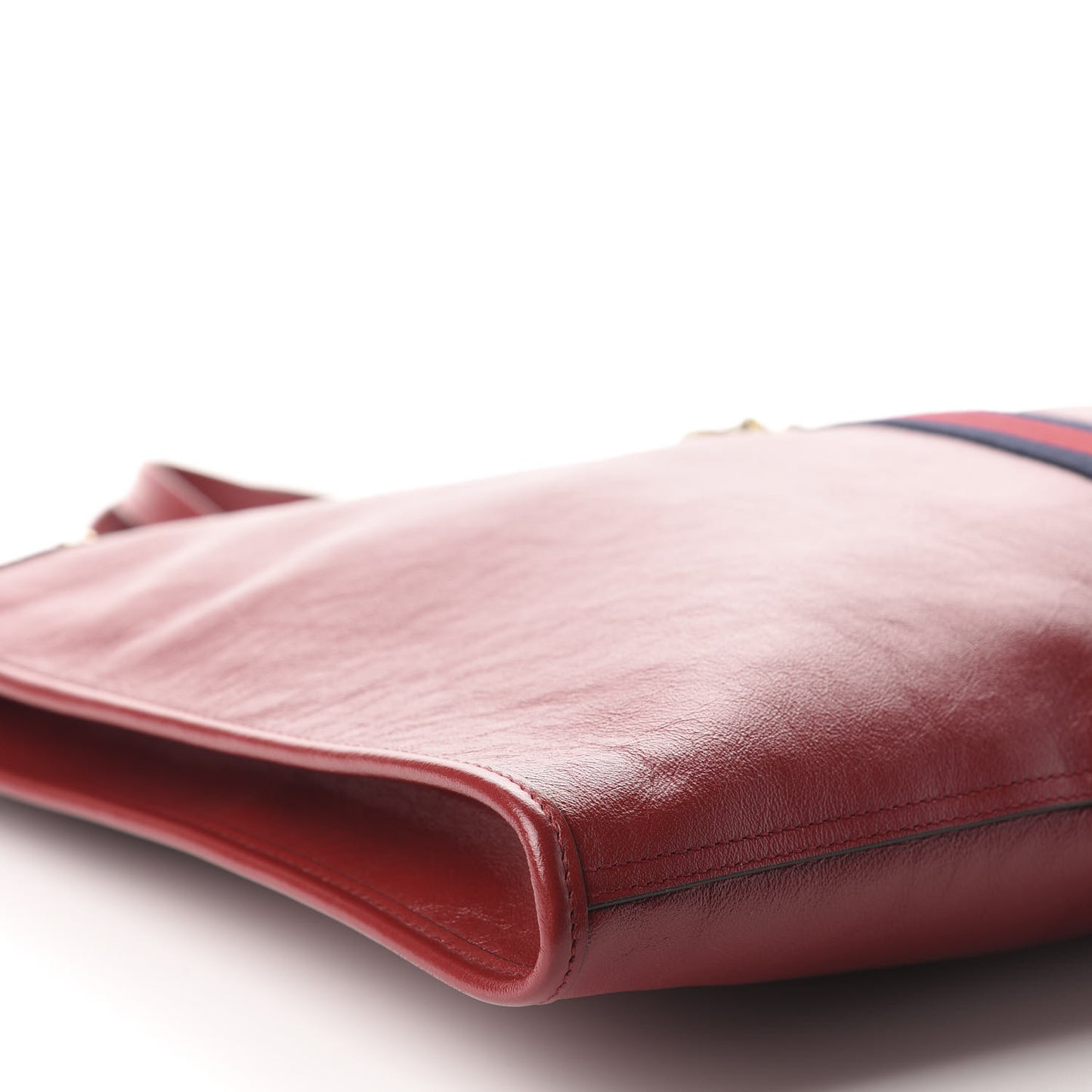 Calfskin Large Rajah Chain Tote Romantic Cherry