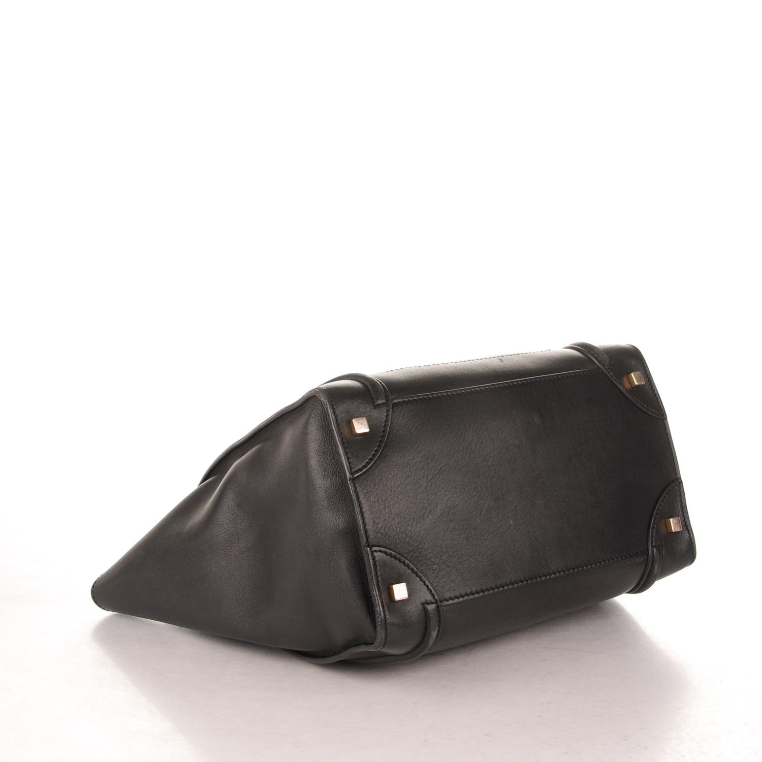 Celine Smooth Calfskin Mini Luggage Black 4 of 8