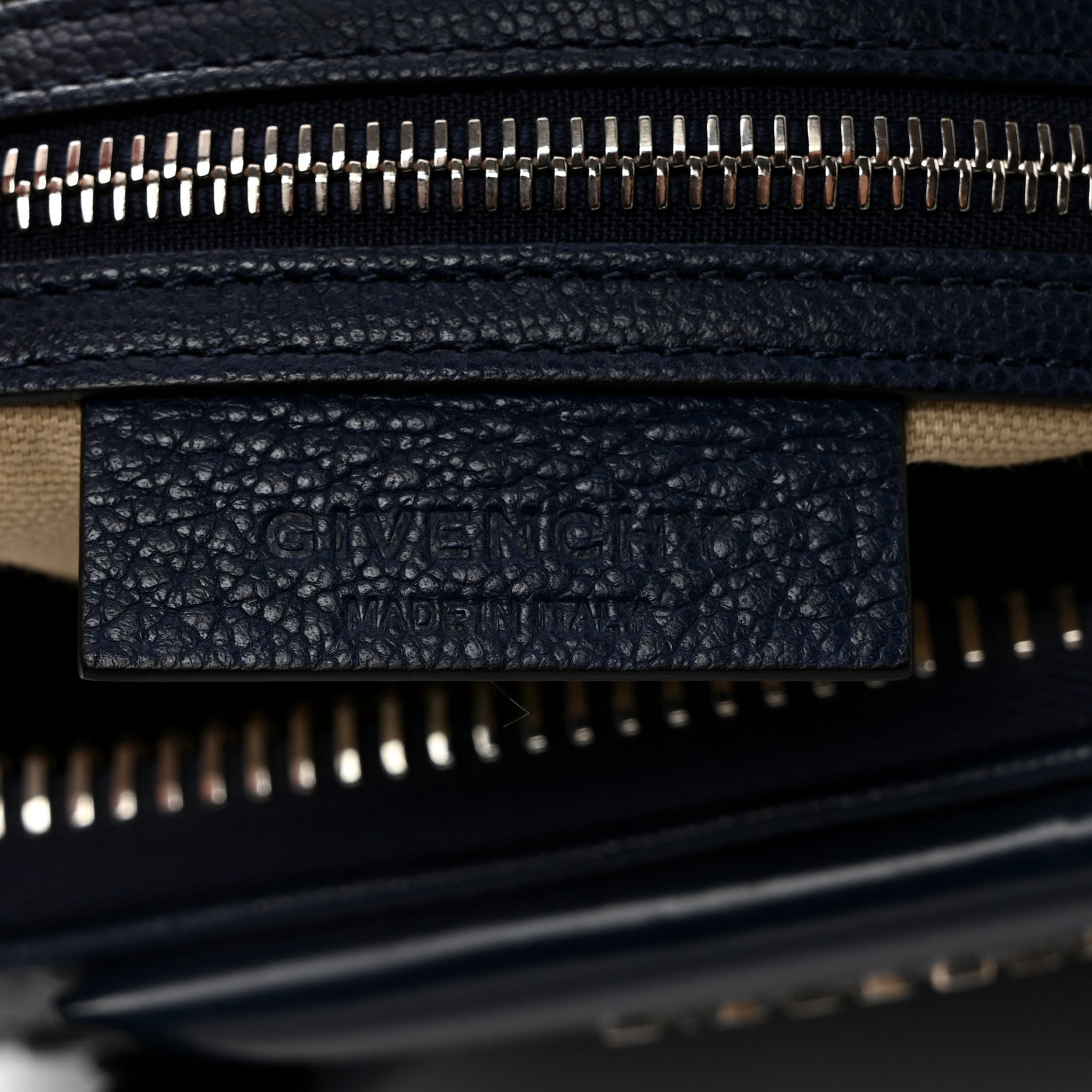 Givenchy Sugar Goatskin Small Antigona Navy 6 of 10
