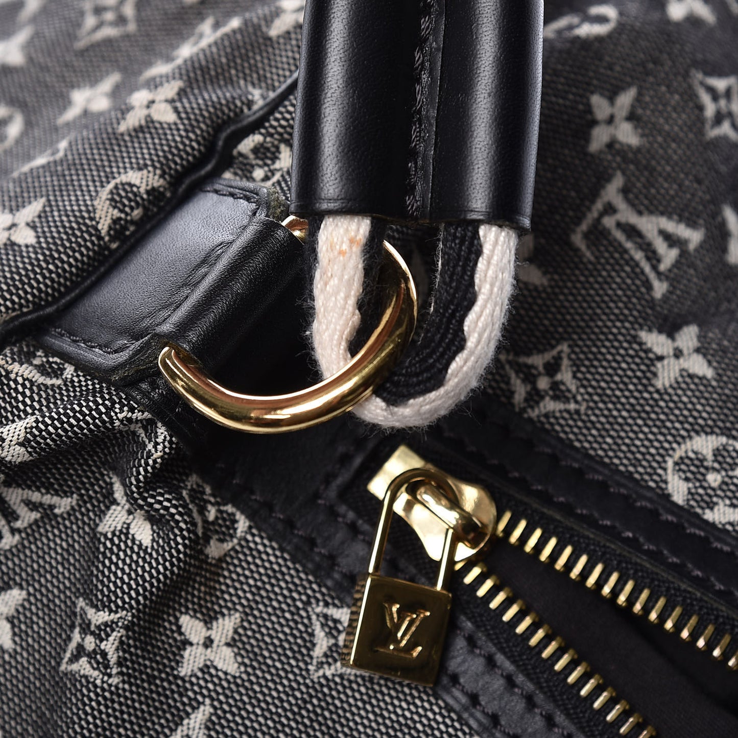 Mini Lin Monogram Betsy Backpack Black