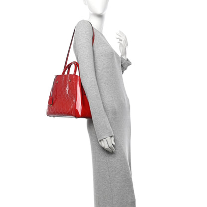 Louis Vuitton Vernis Montaigne MM Cherry 2 of 13