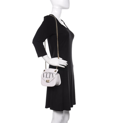 Valentino Garavani Calfskin VLTN Small Shoulder Bag White 3 of 9
