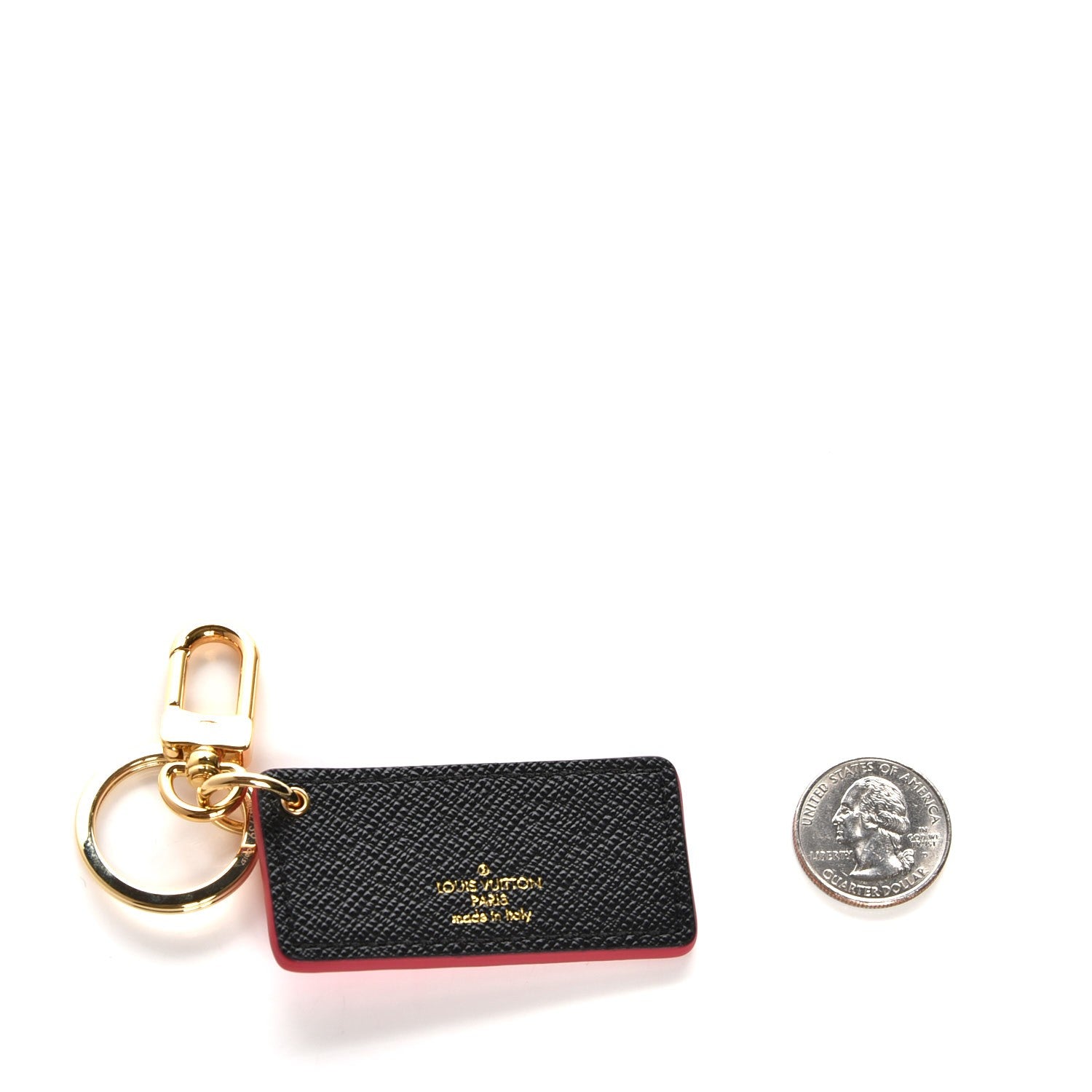 Louis Vuitton Calfskin World Tour BB Bag Charm Key Holder 2 of 6