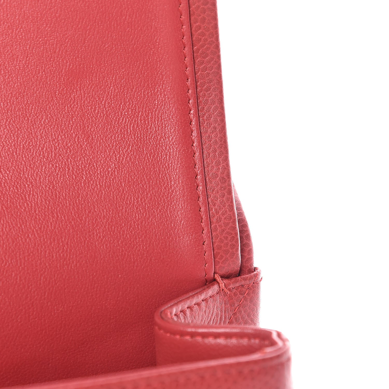 Chanel Caviar Quilted Jumbo Double Flap Red 14 of 18