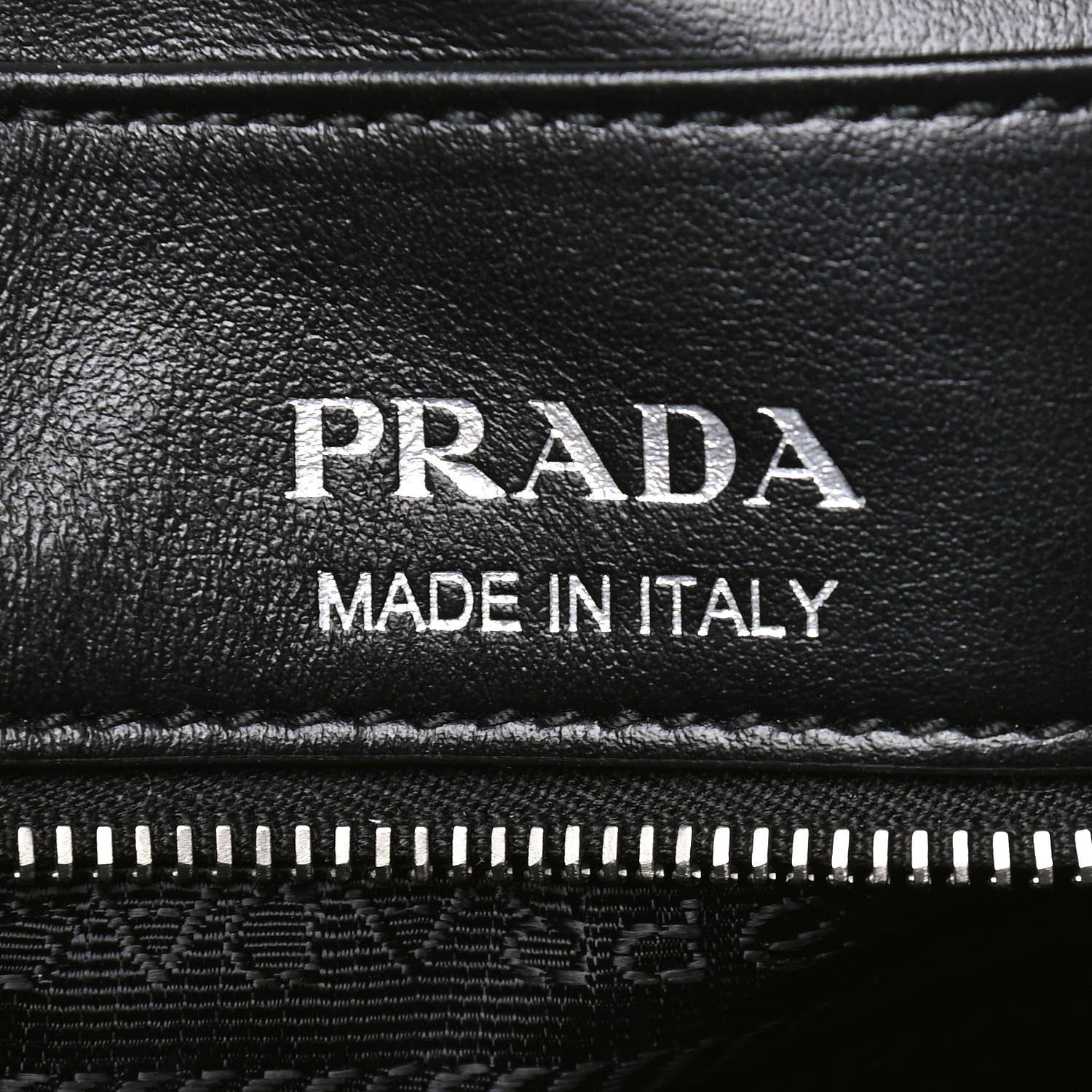 Prada Soft Calfskin Diagramme Crossbody Bag Black 5 of 6