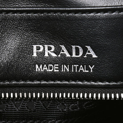 Prada Soft Calfskin Diagramme Crossbody Bag Black 5 of 6