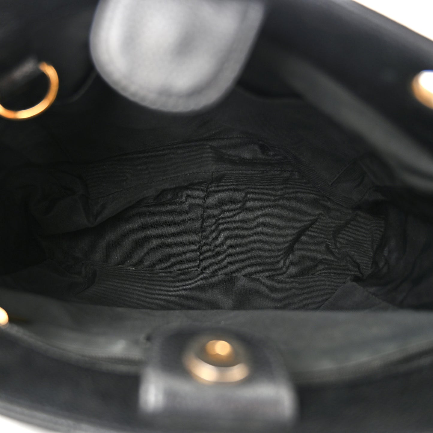 Caviar Quilted Petit Shopping Tote PST Black
