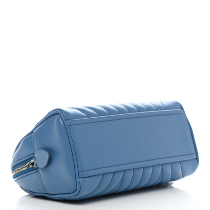 Prada Soft Calfskin Impunture Diagramme Wristlet Pouch Astrale 2 4 of 7