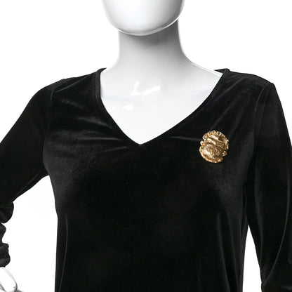 Chanel Metal Beetle Brooch Gold 2 of 4