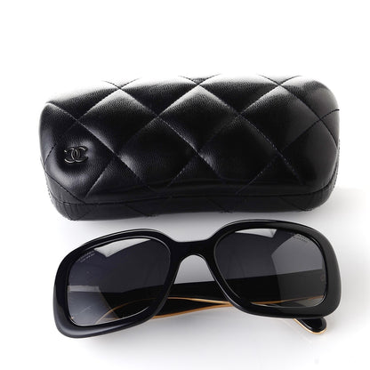 Chanel Stingray Polarized CC Sunglasses 5272-Q Black 8 of 8