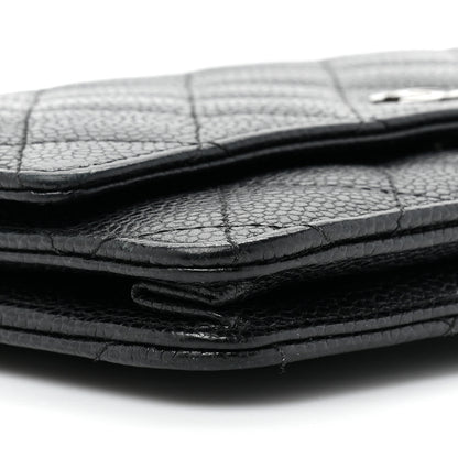 Chanel Caviar Quilted Wallet on Chain WOC Black 12 of 17