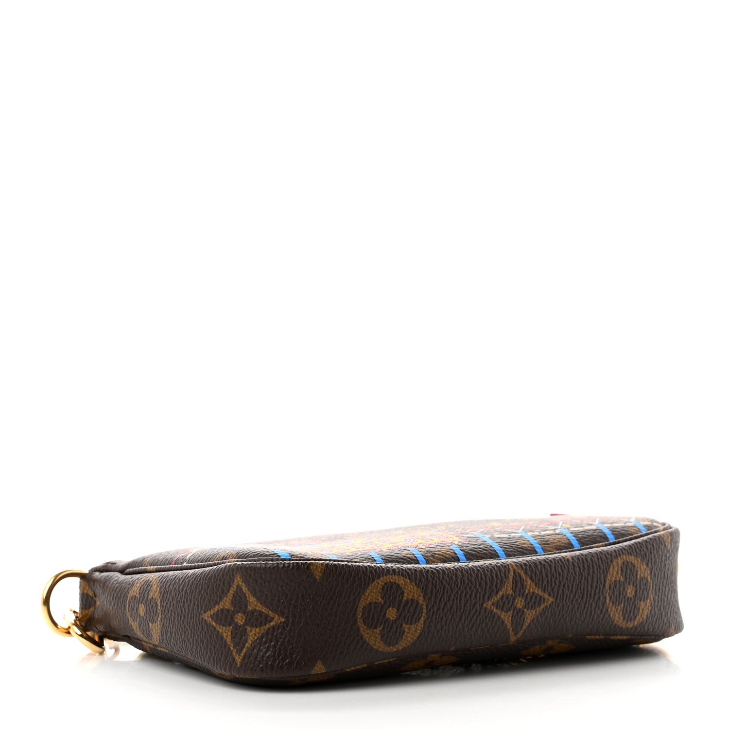 Louis Vuitton Monogram 2020 Christmas Animation Roller Coaster Mini Pochette Accessories Pivoine 3 of 7