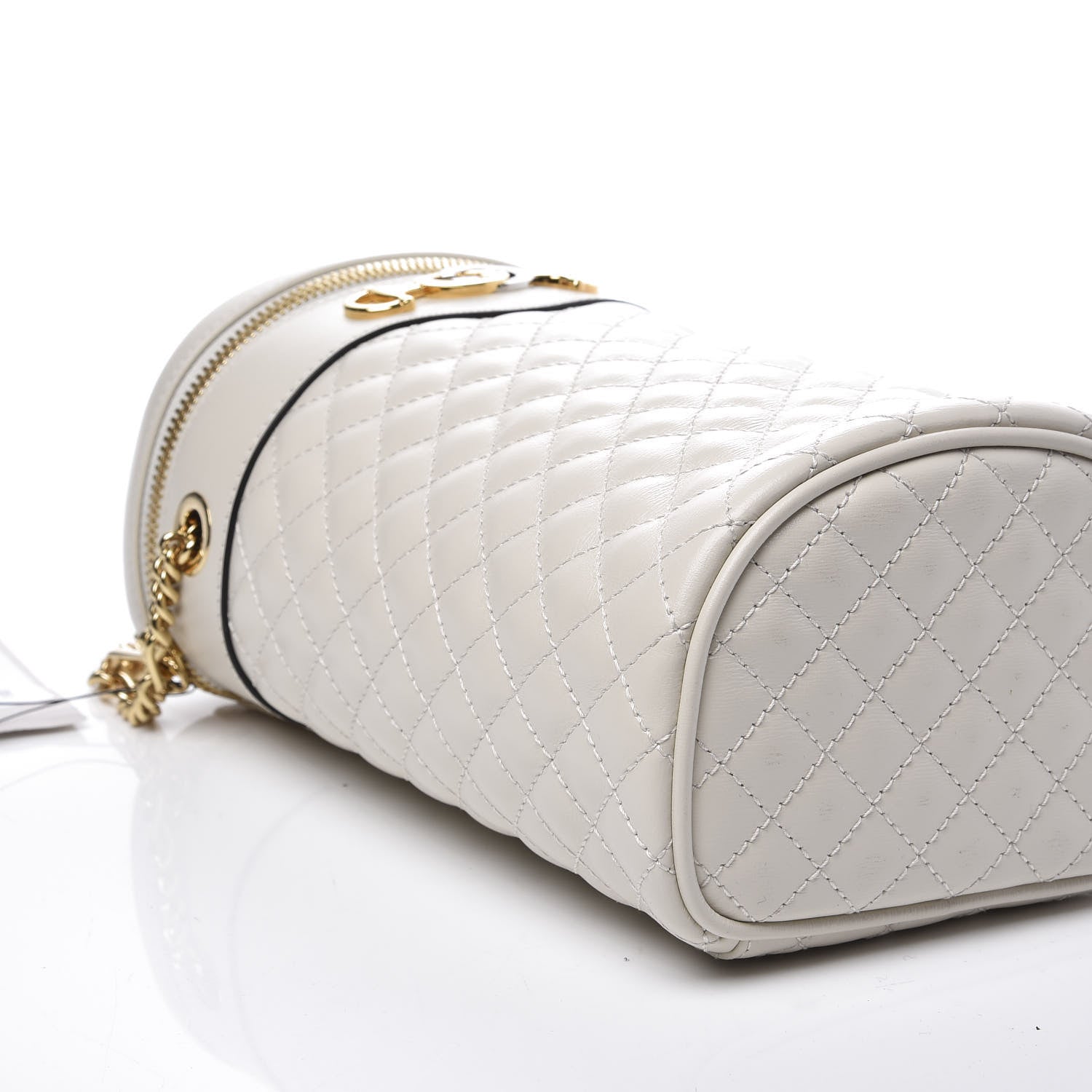 Gucci Calfskin Trapuntata Zumi Belt Bag Off White 5 of 11