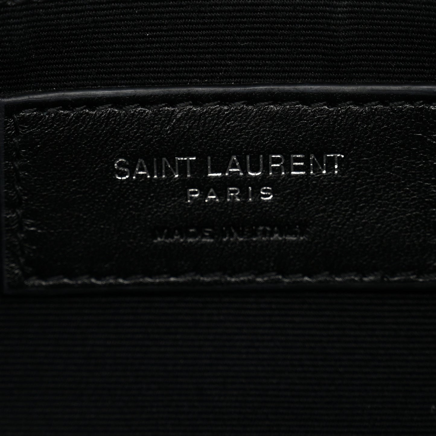 Lambskin Quilted Toy Loulou Puffer Monogram Chain Satchel Black