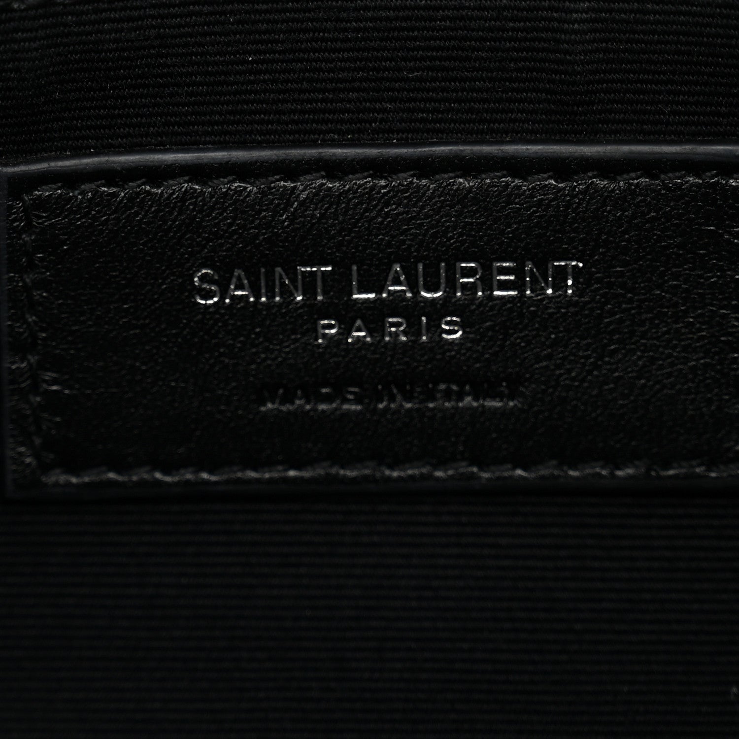 Saint Laurent Lambskin Quilted Toy Loulou Puffer Monogram Chain Satchel Black 6 of 11