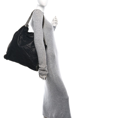Stella McCartney Metallic Shaggy Deer Falabella Tote Black 2 of 10