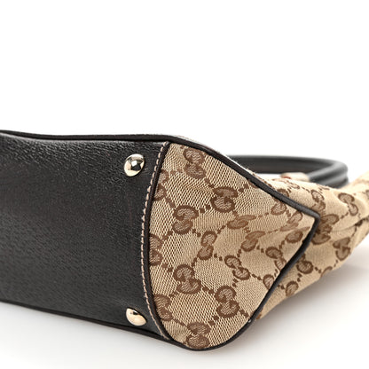 Gucci Monogram Web Tote Brown 10 of 10