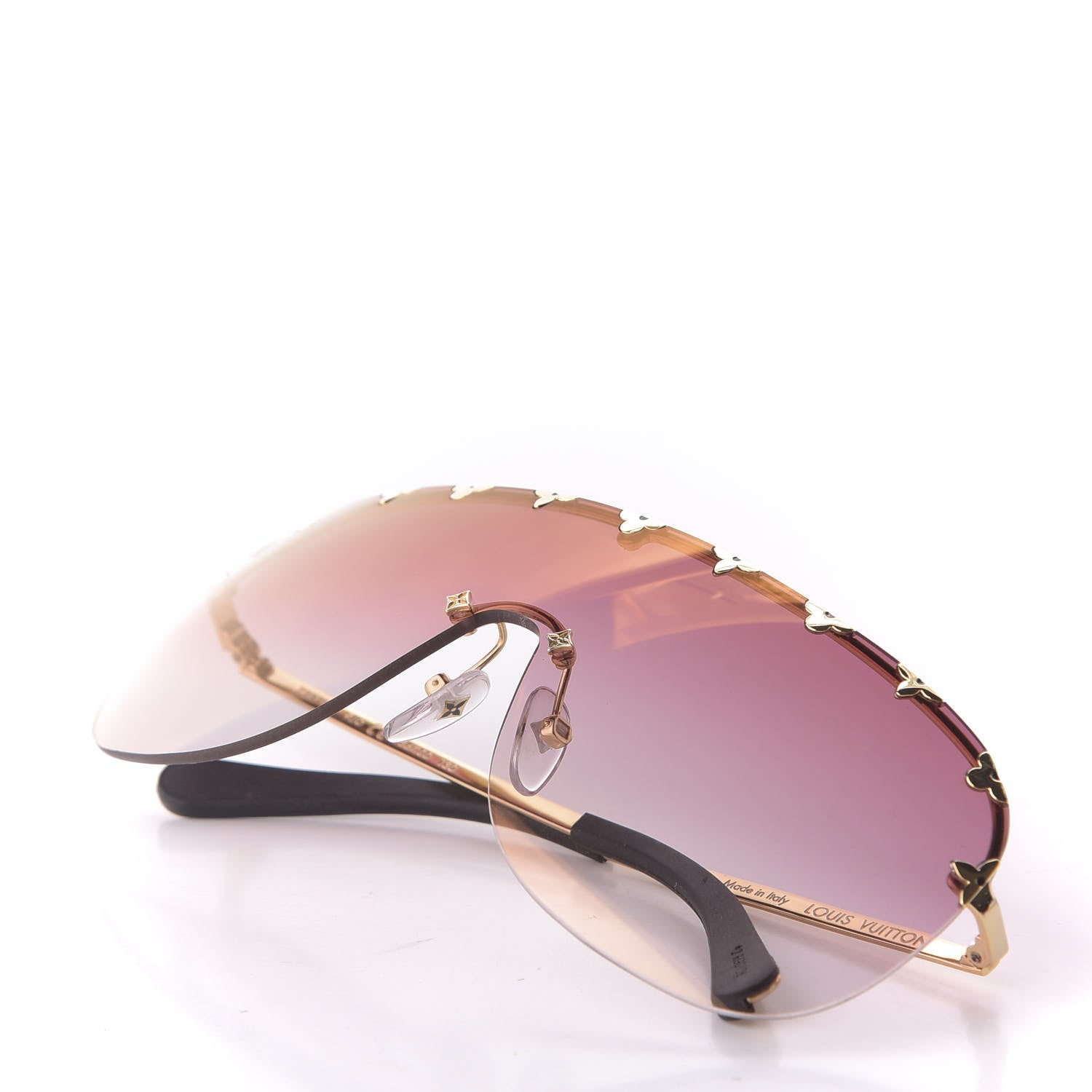 Louis Vuitton Acetate Metal Purple Rain Sunglasses Z2373W Pink 9 of 10