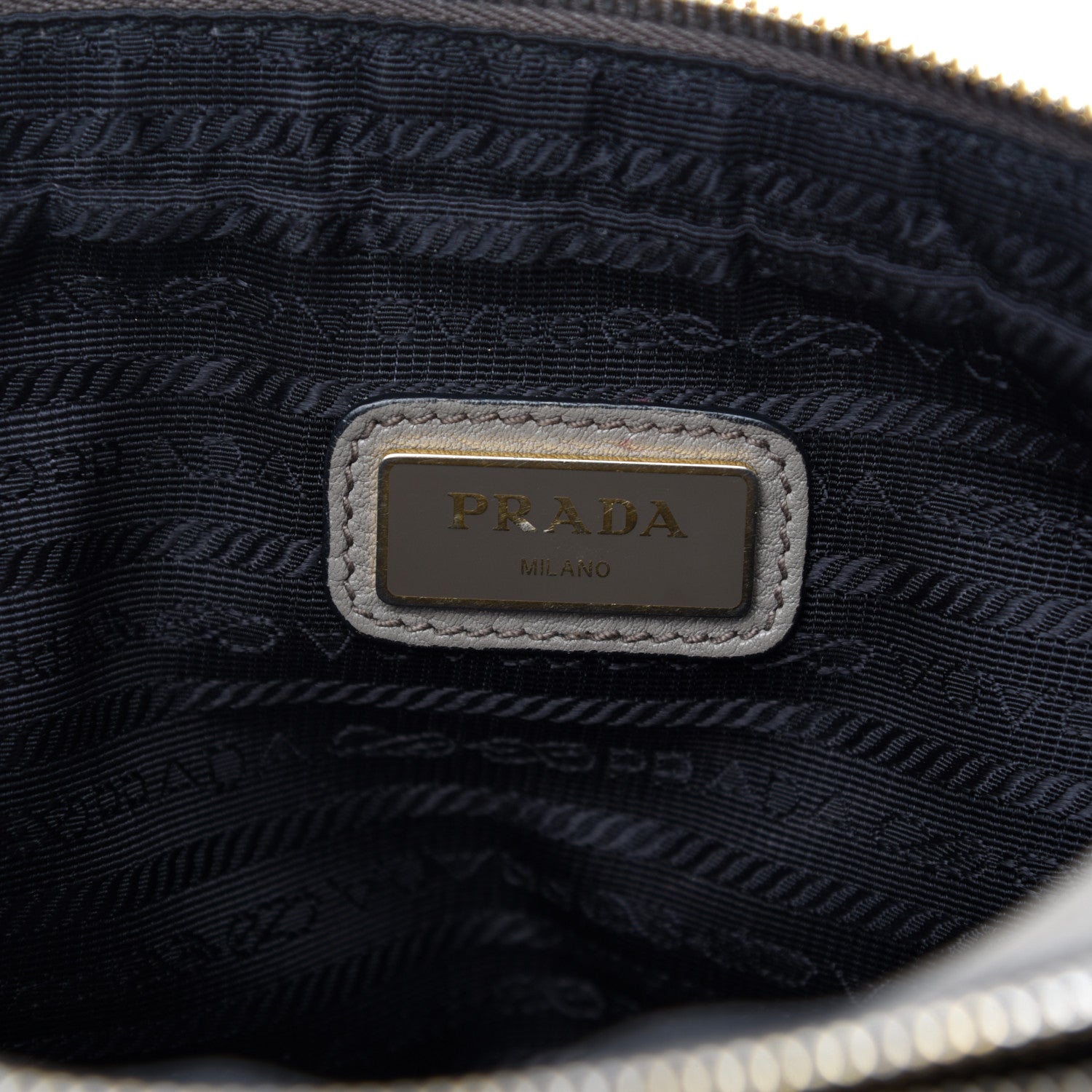 Prada Vitello Daino Medium Double Zip Shoulder Bag Argilla 13 of 16