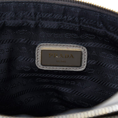 Prada Vitello Daino Medium Double Zip Shoulder Bag Argilla 13 of 16