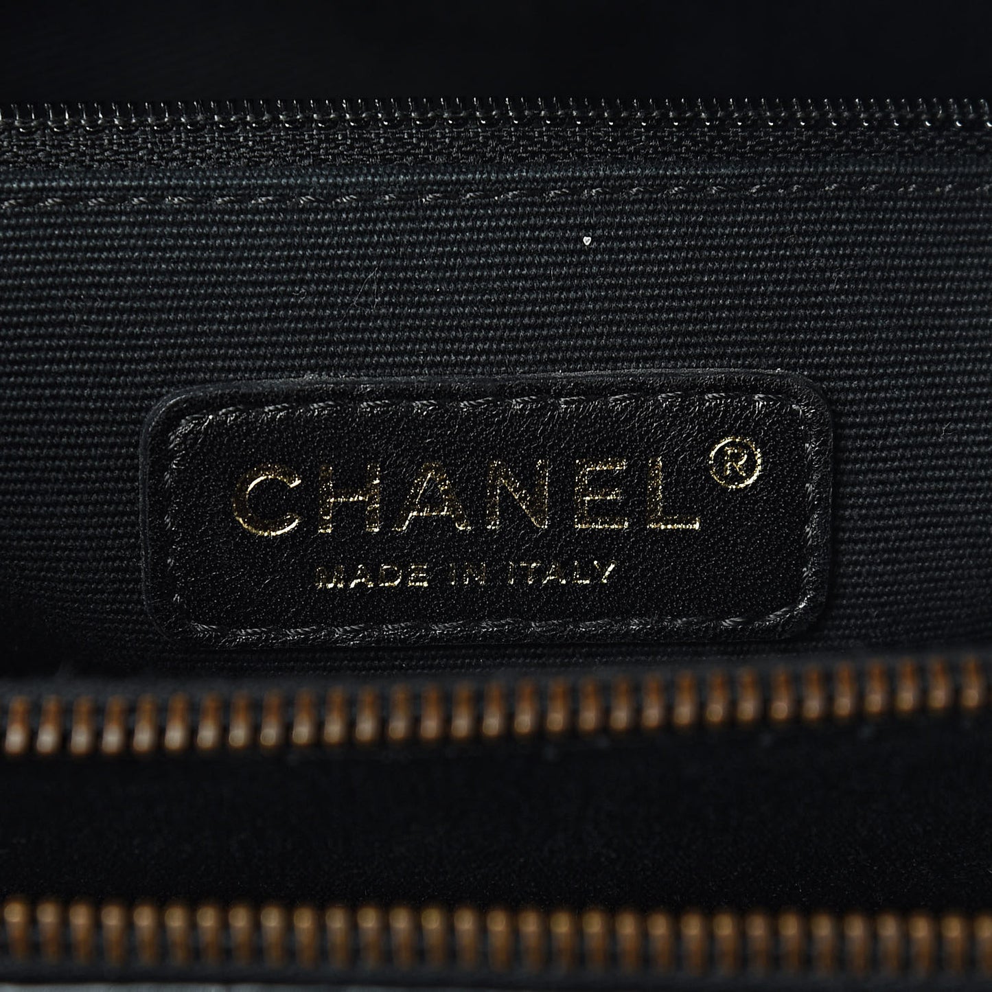 Glazed Crackled Calfskin Small Reissue Tote Black