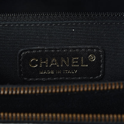 Chanel Glazed Crackled Calfskin Small Reissue Tote Black 6 of 11