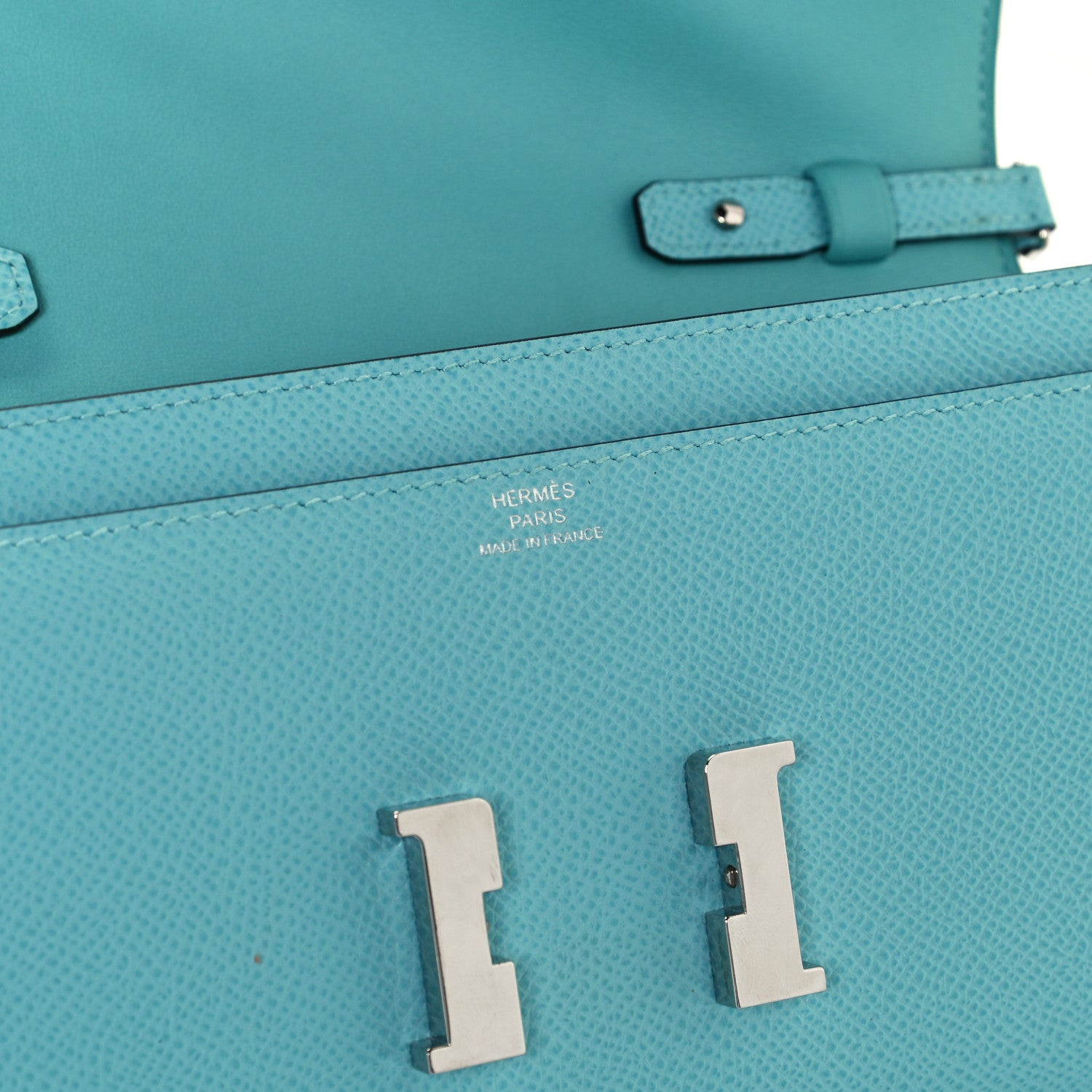 Hermes Epsom Constance Wallet To Go Bleu Atoll 7 of 11