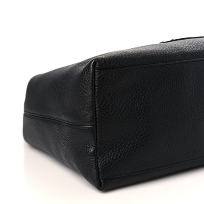 Gucci Pebbled Calfskin Studded Medium Soho Chain Shoulder Bag Black 8 of 9