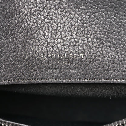 Saint Laurent Grained Calfskin Baby Sac De Jour Souple Coal 7 of 11