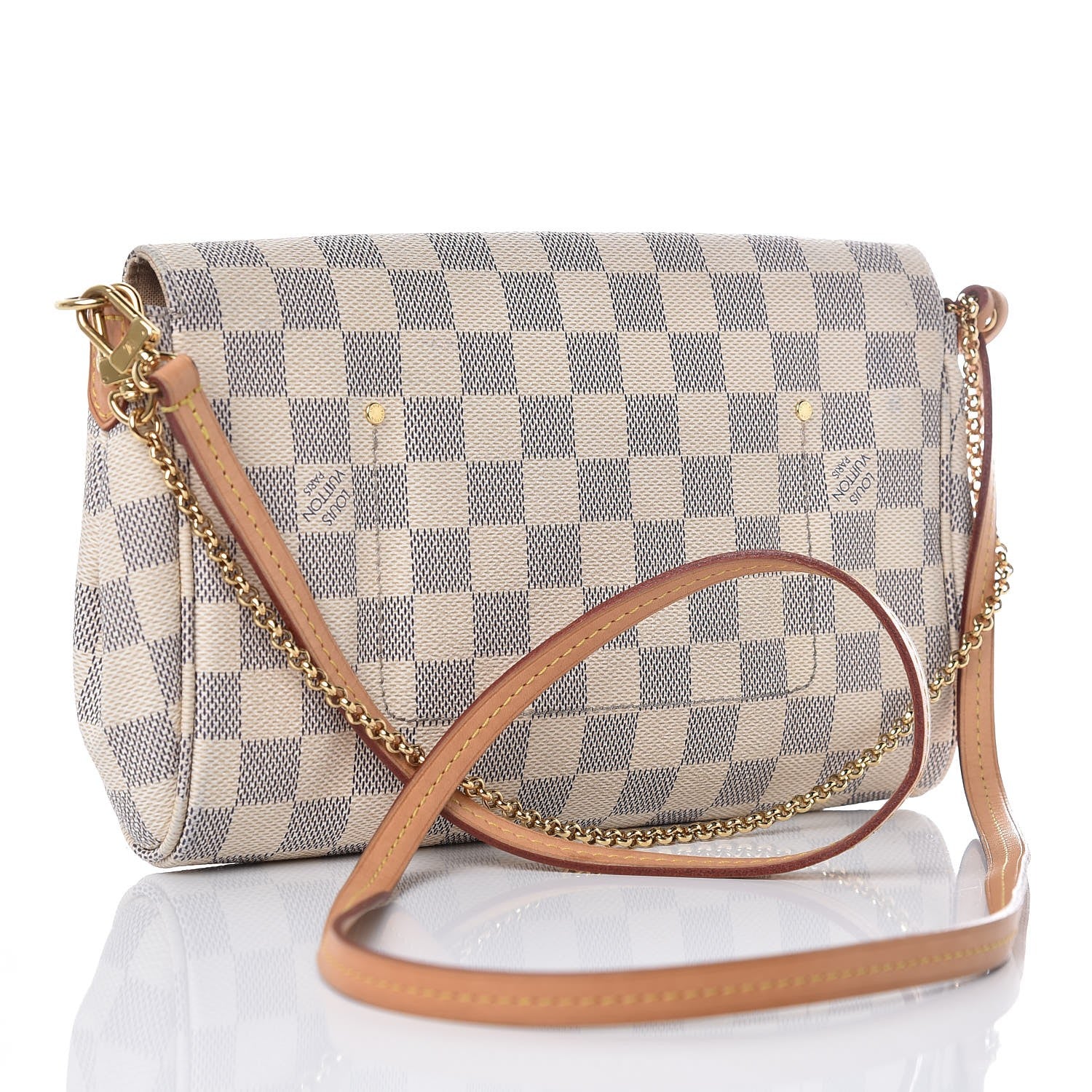 Louis Vuitton Damier Azur Favorite MM 3 of 10